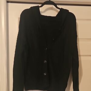 Timeless Black Knit Cardigan Sweater